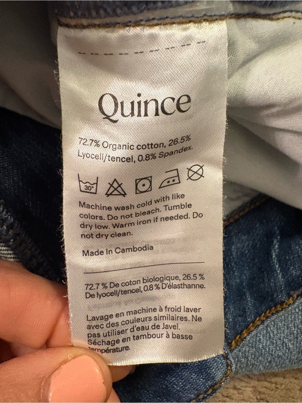 Quince Bella Stretch Barrel Jean size 29 - Picture 12 of 15